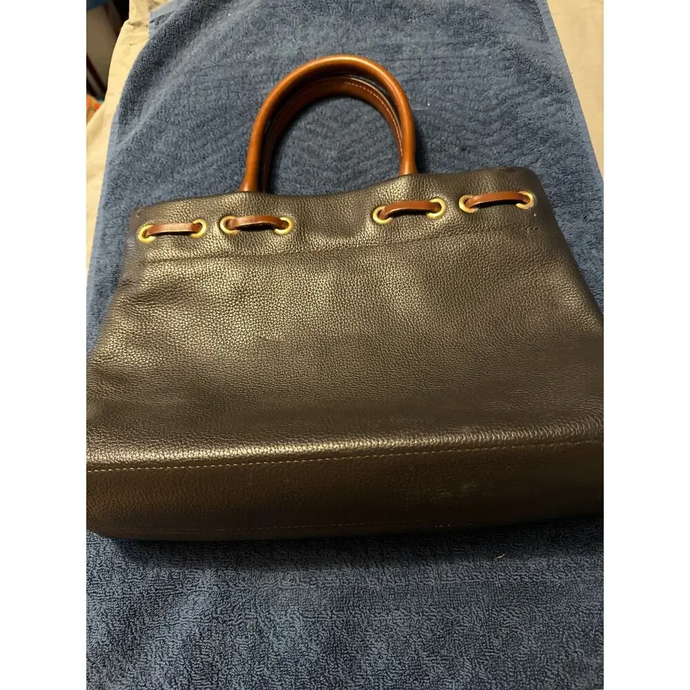 Dooney & Bourke Wakefield Tassel Tote Crossbody Black‎ Leather